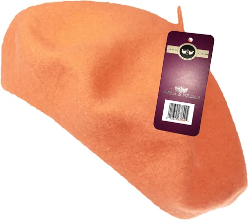 Vista 9 de WW004 Invierno 100% Lana Cálida Arte Francés Vasco Boina Tam Beanie Cap