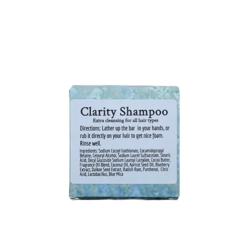 Vista 6 de Clarity - Barra de champú para limpieza adicional, tipo de cabello graso, 2.5 onzas, sin sulfatos, sin silicona, sin parabenos ni ftalatos