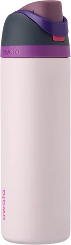 Vista 72 de Owala FreeSip - Acero inoxidable - 32 oz - Morado/Azul (pistas de esquí de los años 80)
