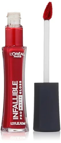 Vista 7 de L'Oréal Paris Infallible Lip Pro Matte Gloss, Aphrodite Kiss, 0.21 onzas líquidas