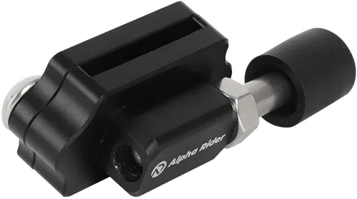 Vista 2 de motoparty Plato de tope de pedal de embrague con soporte de placa para kits de manivela ajustables de fácil instalación en aluminio billet para Negro
