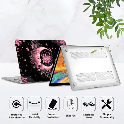Vista 30 de Funda para computadora MacBook Pro de 13 pulgadas, modelo A1425/A1502, modelo A1425/A1502, diseño de primera calidad, funda rígida para laptop 3D 3D