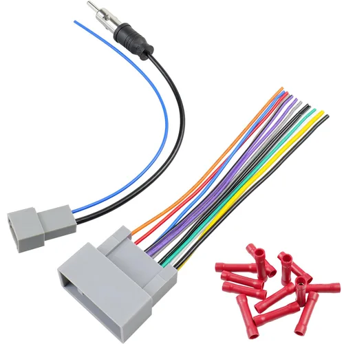 Vista 10 de Adaptador de arnés de cableado de radio femenino, reemplazo del conector de arnés de cable estéreo para automóvil para Acura 2001-2005 y Honda