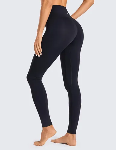 Vista 3 de CRZ YOGA Womens Naked Feeling Yoga Pants 28 Inches - High Waisted Workout Leggings Full Length Tights Buttery Soft