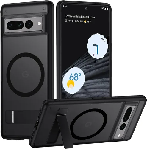 Vista 18 de TIANNIUKE Funda Magnética para Google Pixel 6, Transparente y Resistente al Amarilleo, Compatible con MagSafe, Funda Protectora Antigolpes de Ajuste
