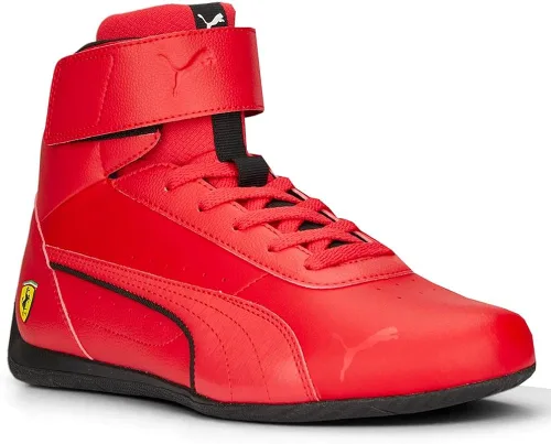 Vista 2 de PUMA Ferrari Neo Cat Mid - Tenis casuales para hombre, color rojo