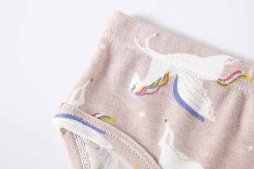Vista 6 de Cadidi Dinos Ropa interior de algodón suave para bebés y niñas pequeñas
