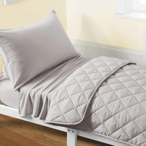 Vista 26 de FLXXIE Juego de ropa de cama de microfibra de 4 piezas, color aguamarina Aqua