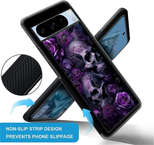 Vista 1184 de Compatible con Google Pixel 4A 5G Mobile Case Creative Acrylic Panel trasero Silicona Protección Grip especialmente diseñado para Google Pixel 4A 5G