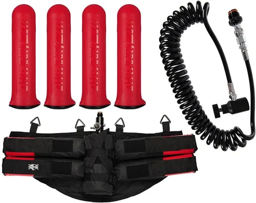Vista 3 de Action Village Paintball Deluxe Remote, arnés 4+1 y paquete de iniciación HK Army HSTL Pods - Varios