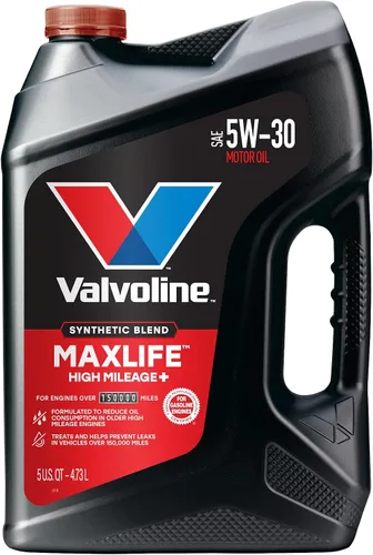 Vista 29 de Valvoline - Aceite de alto millaje 150 K con MaxLife Plus Technology, SAE 5W-20, 1 cuarto de galón