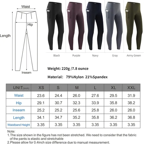 Vista 7 de SiiMMM Leggings de cintura alta para mujer, pantalones de yoga elásticos, pantalones casuales de moda, atléticos, yoga, gimnasio, entrenamiento