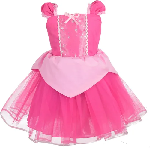 Vista 13 de Lito Angels Disfraz de princesa de verano para niñas pequeñas con accesorios
