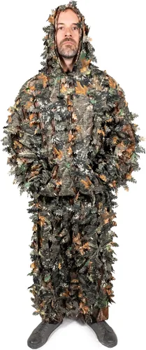 Vista 8 de Arcturus 3D Leafy Ghillie Suit™, traje con camuflaje de hojas.
