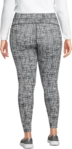 Vista 2 de Lands' End Leggings de compresión de tiro alto para mujer de talla grande
