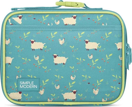 Vista 27 de Simple Modern Fiambrera para niños y bolsa de almuerzo aislada para la Campos de unicornio