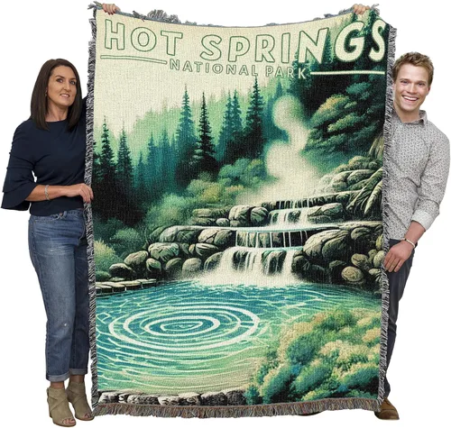 Vista 22 de Pure Country Weavers Manta del Parque Nacional Acadia, manta de tapiz de algodón para regalo, fabricada en los Estados Unidos, 72 x 54 pulgadas