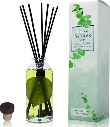 Vista 53 de Urban Naturals Amber & Lavender - Juego de difusor con varillas aromáticas Colección de aromaterapia (Awaken + Renew) Mind & Body Ambientador