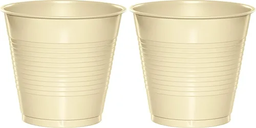 Vista 7 de Creative Converting 28157081 - 20 vasos de plástico Touch of Color, 16 onzas, azul pastel