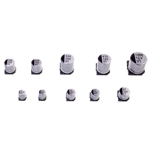 Vista 4 de BOJACK 10 valores 180 piezas 1uF ~ 1000uF SMD aluminio condensadores electrolíticos surtido kit