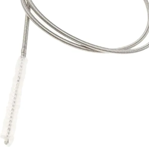 Vista 3 de Cepillo para tubo de alimentación, cepillo de limpieza de botellas, limpiadores de tuberías pequeños para tubo de clavija de tubo, cepillos de paja