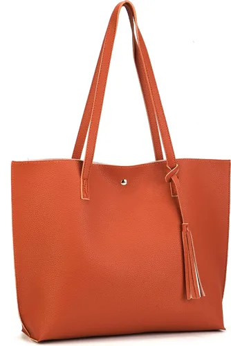Vista 3 de Nodykka Women Tote Bags Top Handle Satchel Handbags PU Faux Leather Tote Bag with Tassel Shoulder Purse