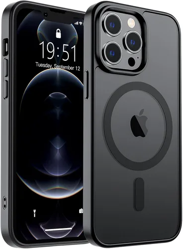 Vista 250 de SUPFINE Funda magnética para iPhone SE 2022 (3ª)/2020 (2ª), iPhone 8 (compatible con MagSafe) (protección contra caídas de grado militar), funda