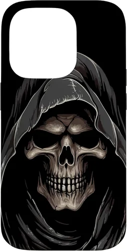 Vista 17 de Carcasa con capucha de fantasma de calavera para iPhone 17