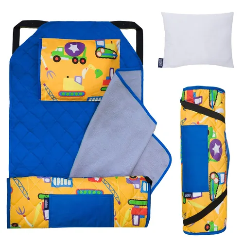 Vista 11 de Wildkin - Tapete para tomar la siesta, moderno y todo en uno, con almohada para infantes (niñas o niños), tamaño perfecto para la guardería