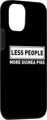 Vista 3 de iPhone 15 Less People More Guinea Pigs for Women Funny Saying Case