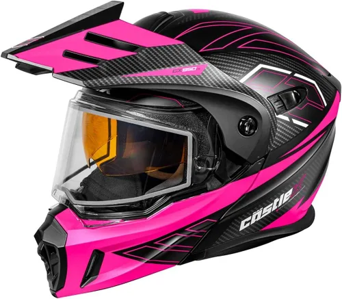 Vista 12 de Castle X CX950 V2 Fierce - Casco modular para nieve (negro mate/uva - XS)