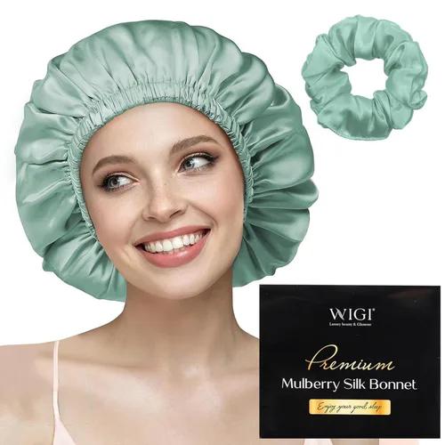 Vista 15 de WIGI Juego de 2 coleteros de seda, 100% seda de morera pura, no daña el cabello para mujeres, súper suave, elegante, apto para todo tipo de cabello