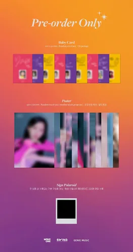 Vista 9 de GENIE MUSIC Kep1er - Álbum PRIMER IMPACTO+Beneficio de preventa+Póster plegado+Juego de tarjetas fotográficas adicionales (Conectar 1 ver.)