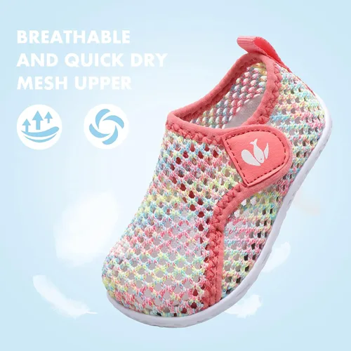 Vista 6 de FEETCITY Zapatos Deportivos Acuáticos para Bebés Niños y Niñas Descalzos Calcetines Acuáticos para Niños de Secado Rápido Zapatos para Playa