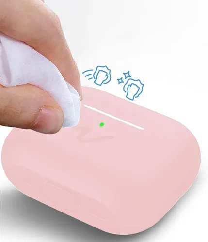 Vista 2 de SaharaCase - Funda de silicona para Apple AirPods Pro 2 (2ª generación) [Robusta] protección de cuerpo completo, agarre antideslizante, delgado
