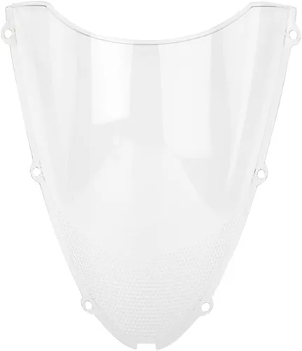Vista 17 de FLPRO - Parabrisas de plástico ABS de doble burbuja compatible con deflectores de viento Kawasaki ZX-10R 2005-2008, ZX-6R 2005-2006, ZX-6RR/ZX600