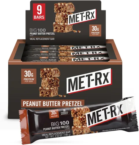 Vista 6 de MET-Rx Big 100 barras de proteínas colosales, Blueberry Cobbler, barras de reemplazo de comidas, 4