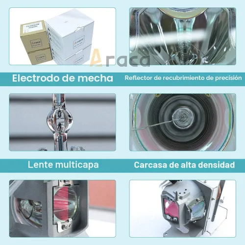 Vista 5 de Araca ELPLP78 Lámpara de proyector de repuesto con carcasa para Epson EX7230 EX5220 EX7235 VS230 EX7220 EX3220 EX5230 VS335W EX6220 VS330