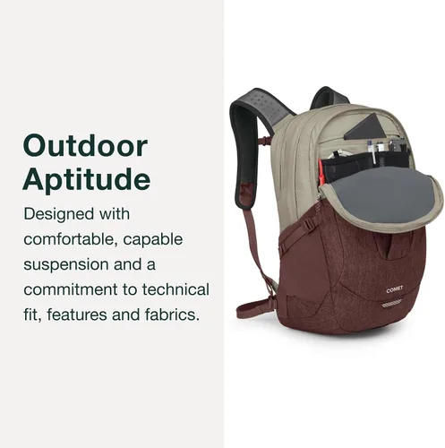 Vista 5 de Mochila para portátil Osprey Comet, Azul Atlas Atlas azul