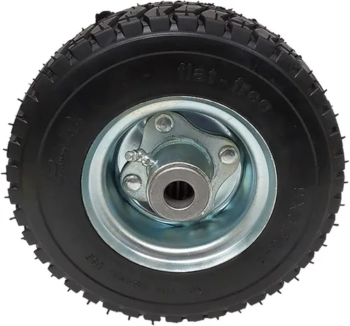 Vista 4 de Juego de 2 neumáticos de repuesto no planos para Velke Pro 1 Sulky 9X3.5-4 Black Wheel