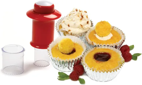 Vista 3 de Norpro Descorazonador de cupcakes, 2 tamaños, juego de 3 piezas