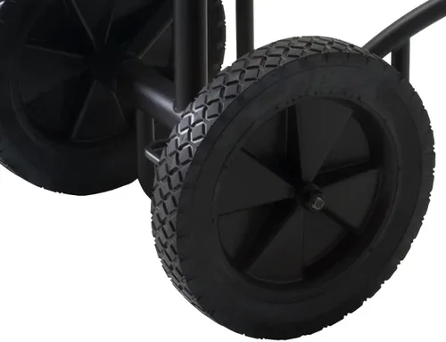 Vista 3 de EARTHLITE Carrito para Mesa de Masaje Traveler - Plataforma Resistente con Ruedas de Goma Grandes y Mango Telescópico / Se Adapta a la Mayoría