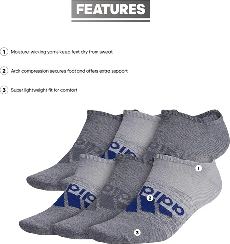 Vista 2 de adidas Superlite No Show - Calcetines para hombre 6