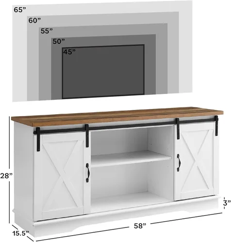 Vista 3 de Walker Edison Richmond - Soporte para TV