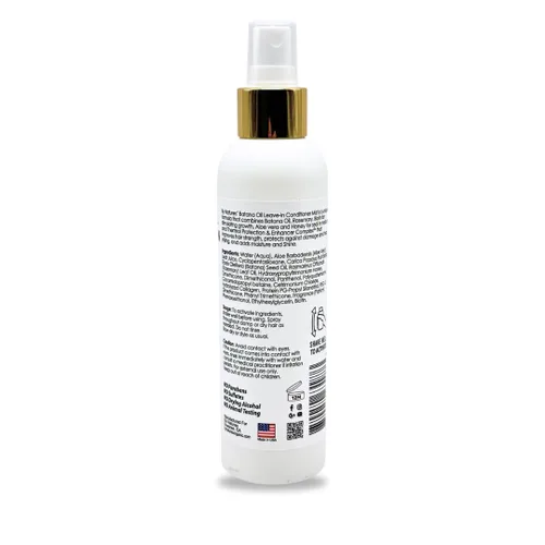 Vista 2 de By Natures Aceite de Batana Protección Térmica Leave In Mist 6 onzas líquidas, con miel, aloe vera, papaya