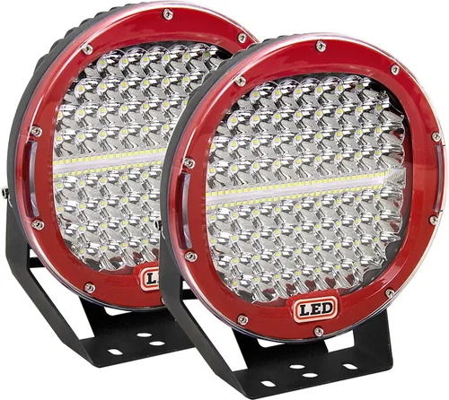 Vista 9 de Willpower 2 piezas 7 pulgadas 51 W negro punto haz redondo LED trabajo barra de luz DC 9-30 V para camión coche ATV SUV 4X4 Jeep camión lámpara