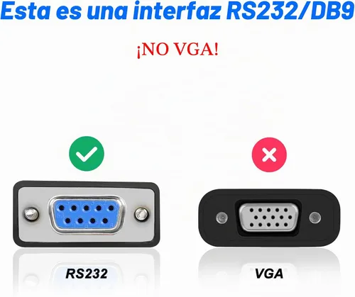 Vista 2 de MEIRIYFA Cable adaptador USB hembra a RS-232 DB9 hembra, USB 2.0 a Serial RS232 DB9 (9 pines) Cable convertidor para caja registradora, módem