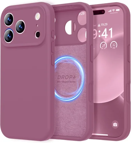 Vista 73 de LOVE 3000 Diseñada para Funda iPhone Air, Silicona Premium [Compatible con Magsafe][Forro de Microfibra Suave Anti-Rayones] Funda Protectora