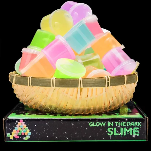 Vista 2 de Paquete de 24 unidades de slime de galaxia, recuerdos de fiesta para niños, relleno de bolsas de golosinas, kit de limo bastante suave, elástico