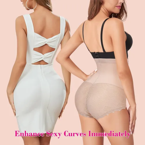 Vista 2 de Nebility Bragas moldeadoras de cintura sin costuras para mujer con control de abdomen y cintura alta